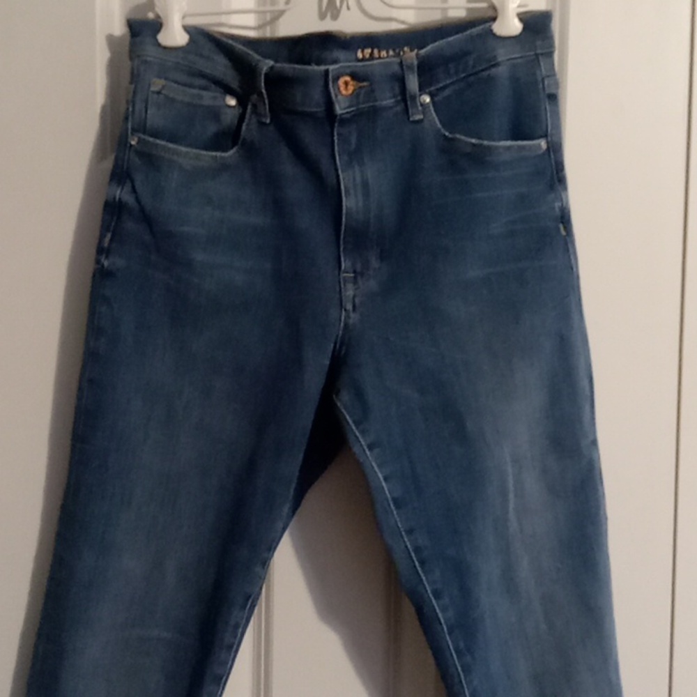 Classic Denim Skinny Ankle High Waist Jeans - Picture 2 of 6